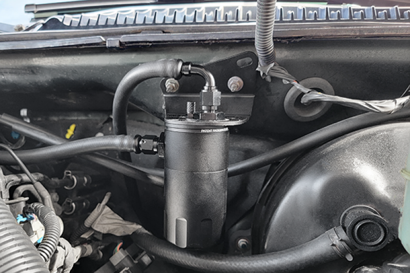 Radium Engineering GM Truck Catch Can Kit Fluid Lock-Oil Catch Cans-Grocery Getter Performance