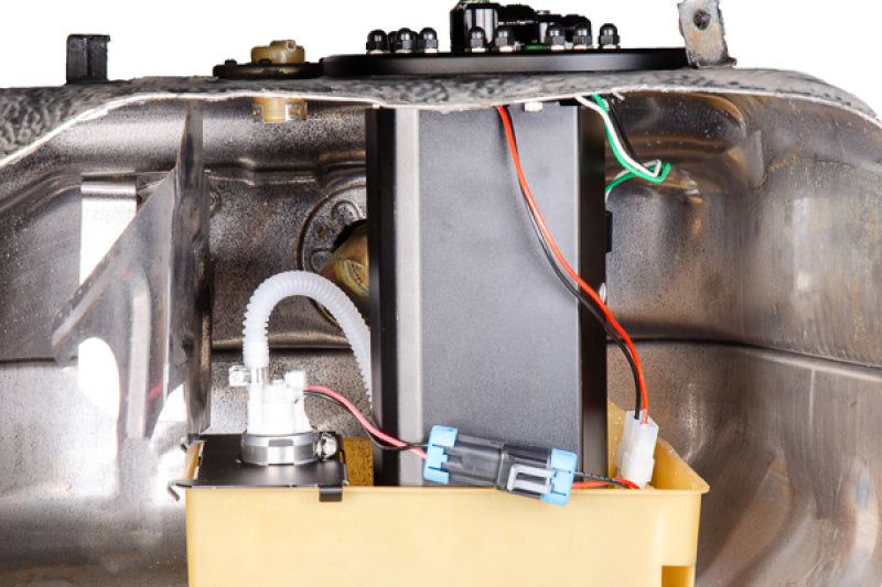 Radium Engineering Mazda RX7 FD Fuel Hanger Surge Tank Ti Automotive E5LM - Pumps Not Included-Fuel Pump Hangers-Grocery Getter Performance