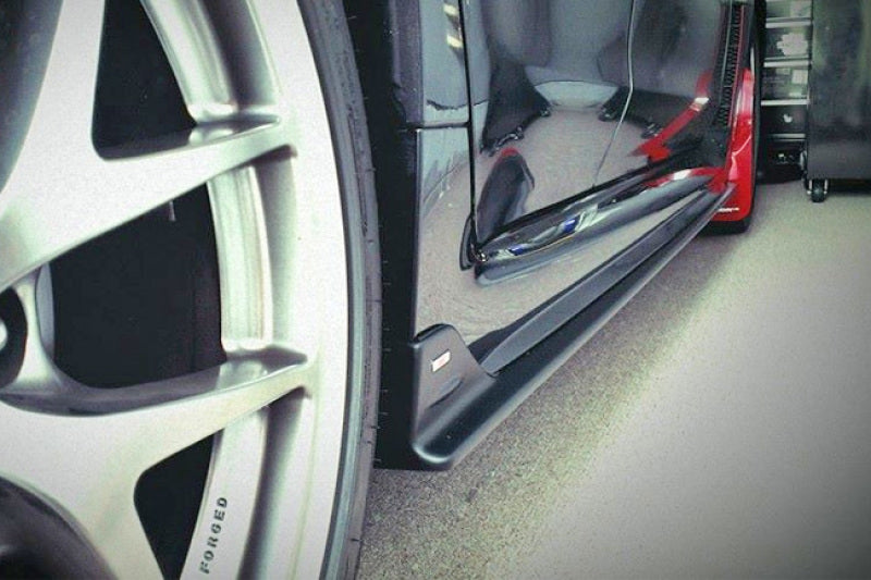 Rally Armor 15-21 Subaru WRX/STI Black UR Mud Flap w/Blue Logo-Mud Flaps-Grocery Getter Performance