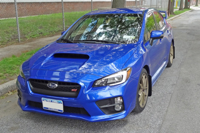 Rally Armor 15-21 Subaru WRX/STI Black UR Mud Flap w/Grey Logo-Mud Flaps-Grocery Getter Performance