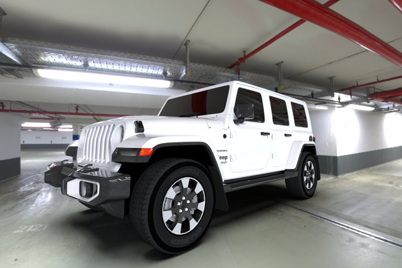 Rally Armor 18-25 Jeep JL Wrangler Red UR Mud Flap w/Black Logo-Mud Flaps-Grocery Getter Performance