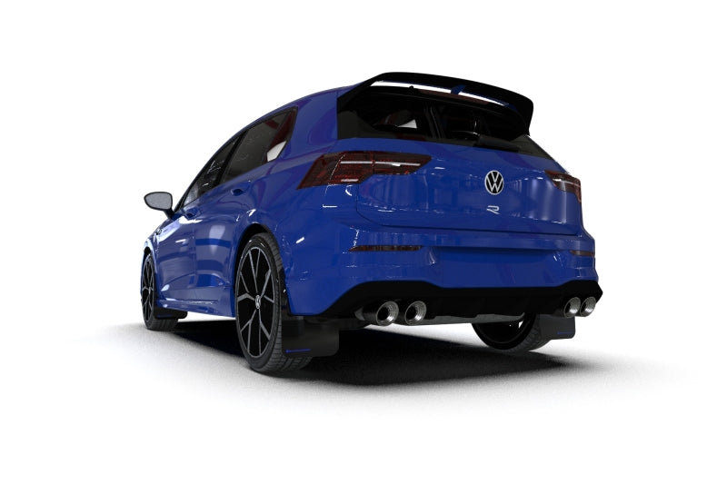 Rally Armor 22-25 VW MK8 Golf GTI/R Black UR Mud Flap w/Gray Logo-Mud Flaps-Grocery Getter Performance