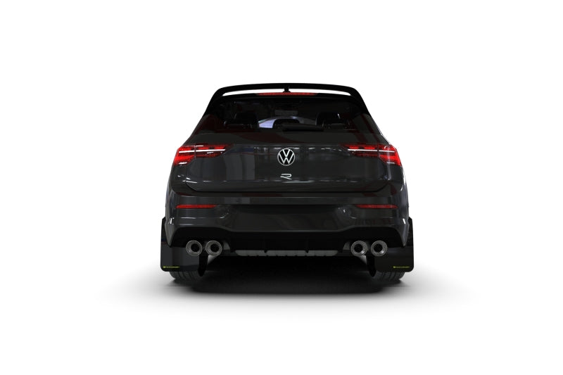 Rally Armor 22-25 VW MK8 Golf GTI/R Black UR Mud Flap w/Gray Logo-Mud Flaps-Grocery Getter Performance