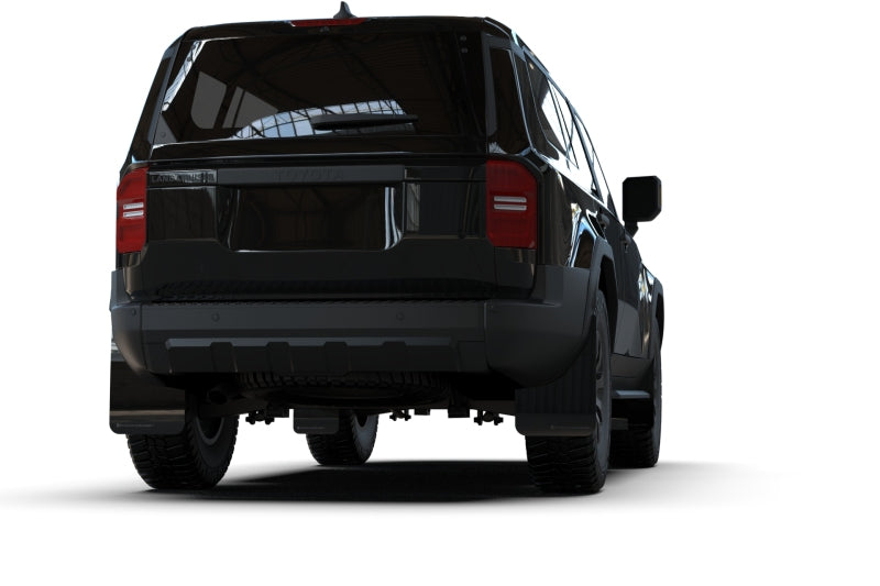 Rally Armor 22-26 Toyota Land Cruiser Black UR Mud Flap Dark Grey Logo-Mud Flaps-Grocery Getter Performance