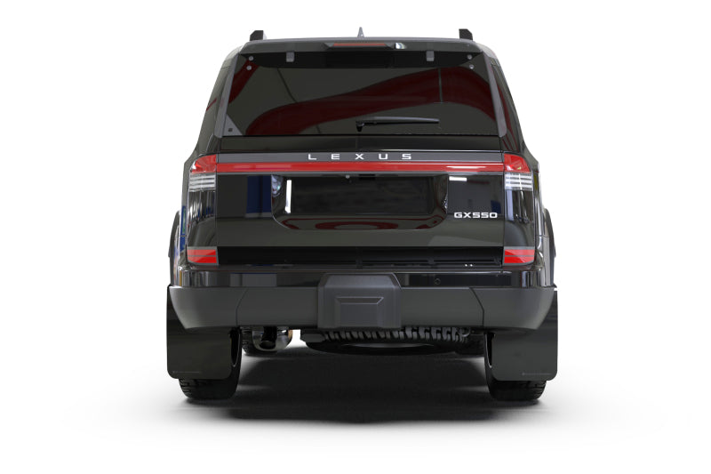 Rally Armor 24-26 Lexus GX 550 Luxury Black UR Mud Flap - Metallic Black Logo-Mud Flaps-Grocery Getter Performance