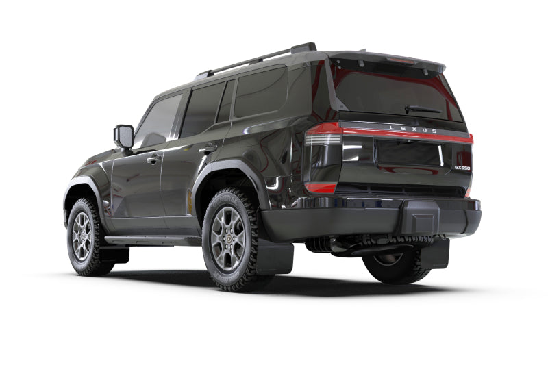 Rally Armor 24-26 Lexus GX 550 Luxury Black UR Mud Flap - Metallic Black Logo-Mud Flaps-Grocery Getter Performance