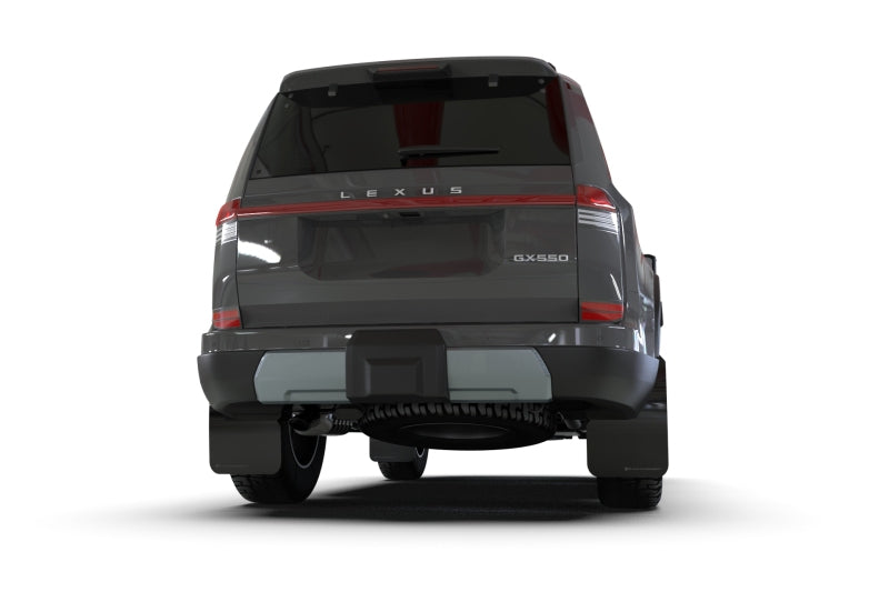 Rally Armor 24-26 Lexus GX-550 Overtrail Black UR Mud Flap Dark Grey Logo-Mud Flaps-Grocery Getter Performance
