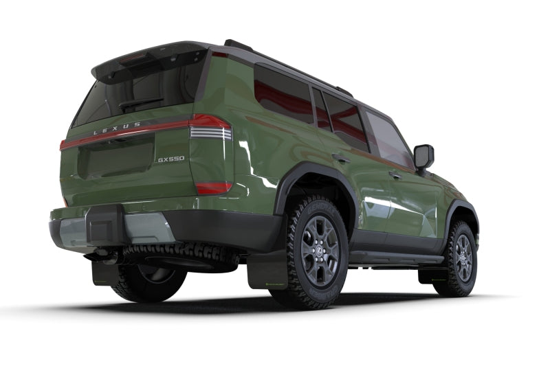 Rally Armor 24-26 Lexus GX-550 Overtrail Black UR Mud Flap Dark Grey Logo-Mud Flaps-Grocery Getter Performance