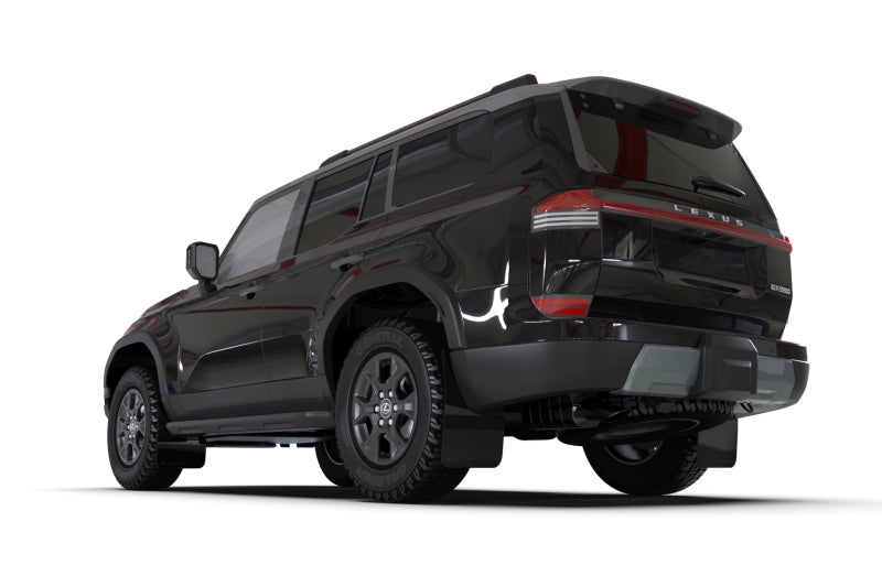 Rally Armor 24-26 Lexus GX-550 Overtrail Black UR Mud Flap Dark Grey Logo-Mud Flaps-Grocery Getter Performance