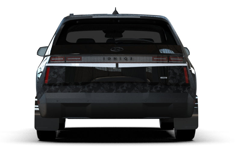 Rally Armor 25-26 Hyundai Ioniq 5 XRT Black Mud Flap Metallic Black Logo-Mud Flaps-Grocery Getter Performance