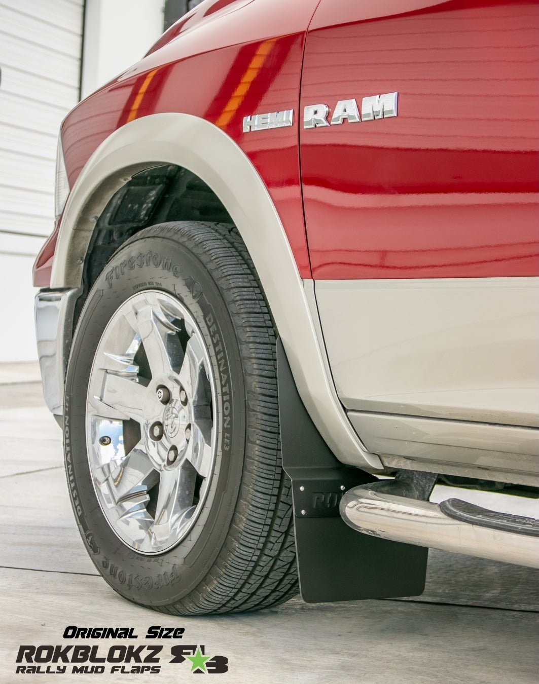 RAM 1500/2500/3500 (4th Gen) 2010-2018 Step-Back Mud Flaps