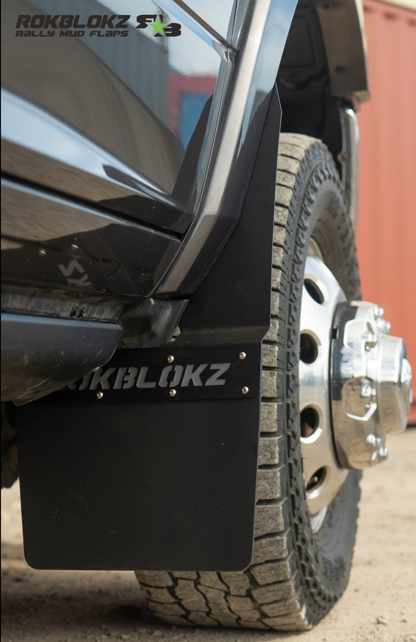 RAM 3500 DUALLY (5th Gen) 2019+ Step Back Mud Flaps