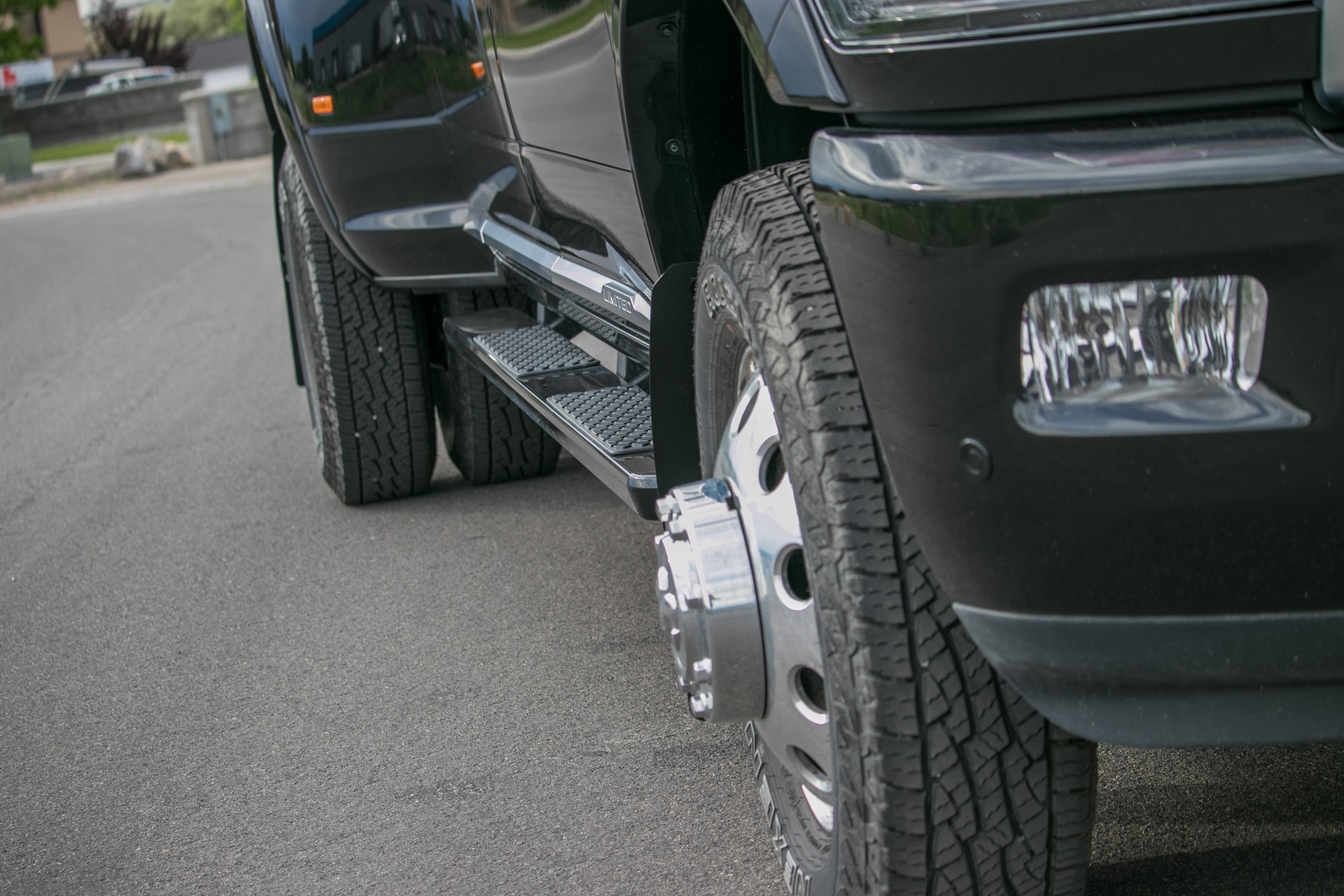RAM 3500 Heavy Duty DRW (Dually) Step Back '10-'18 Mud Flaps