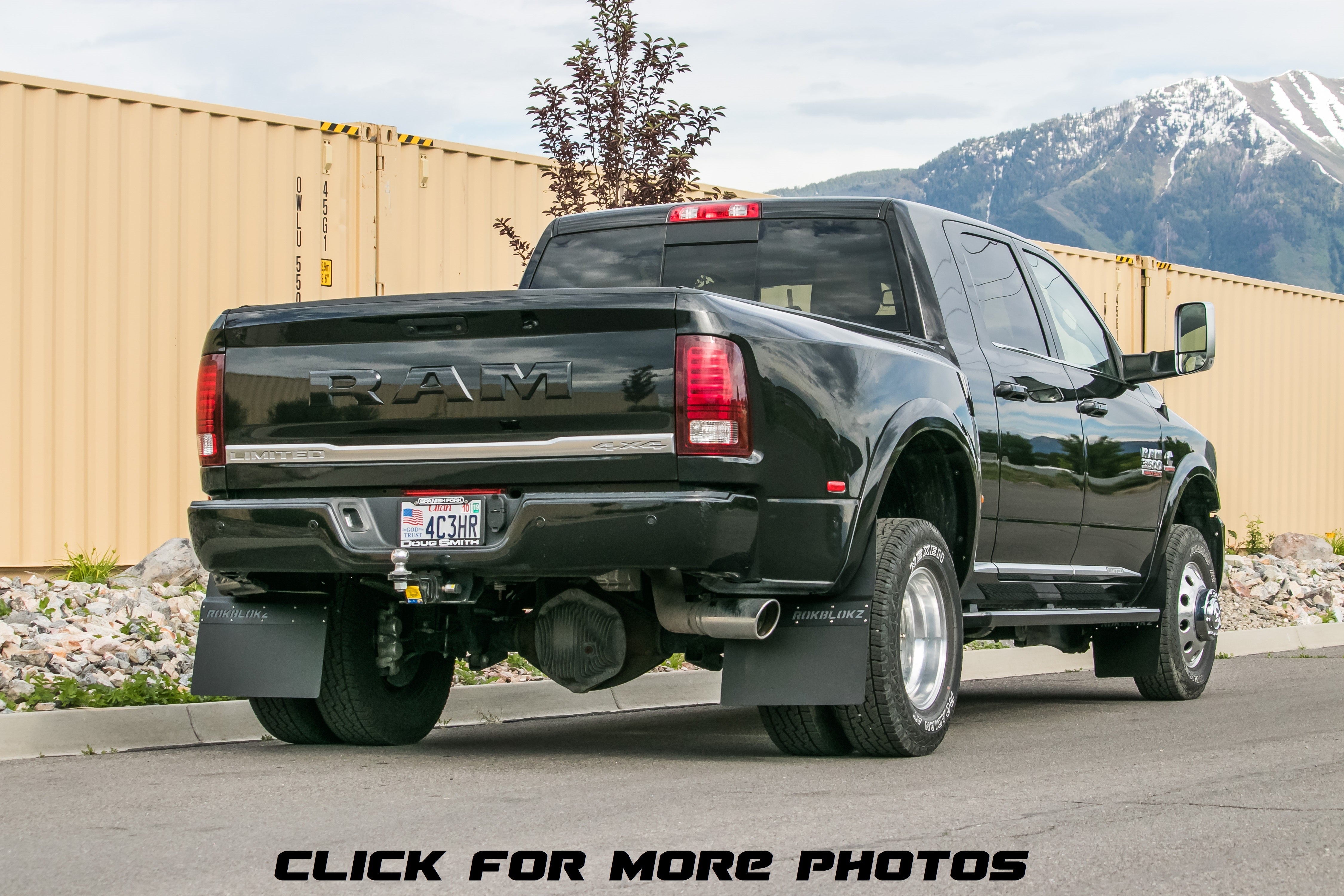 RAM 3500 Heavy Duty DRW (Dually) Step Back '10-'18 Mud Flaps