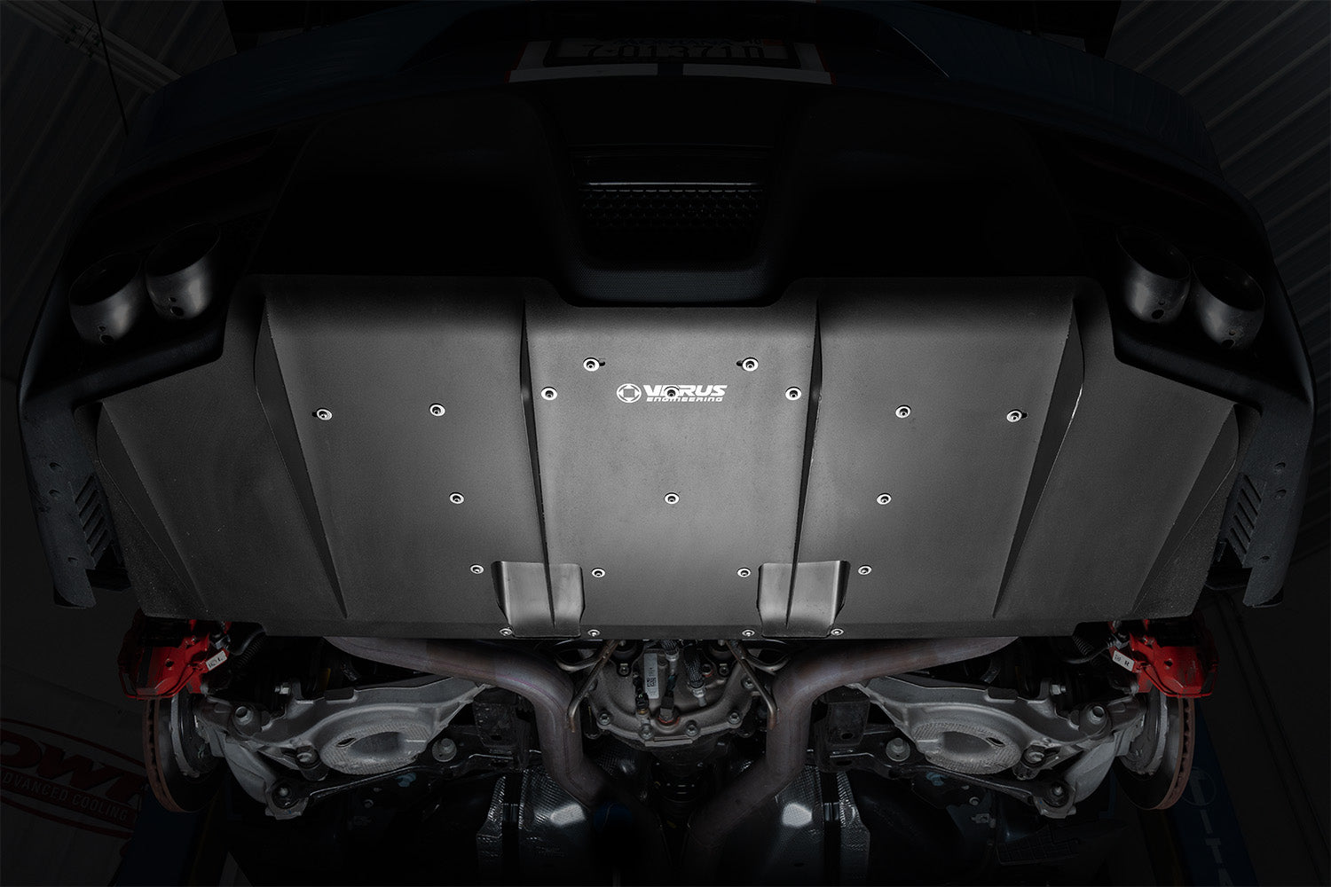 Rear Diffuser Install Kit for Diff Cooler - S550 Ford Mustang Shelby GT350