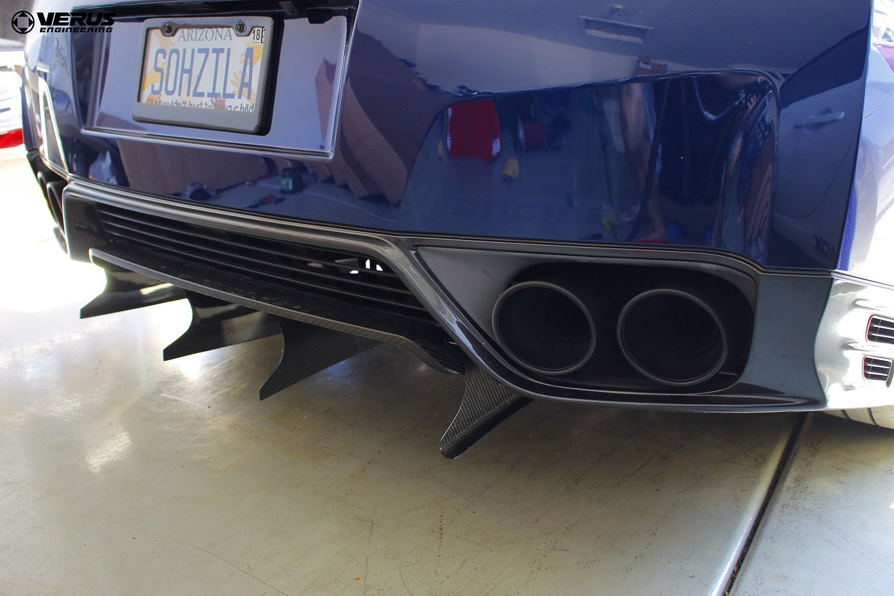 Rear Diffuser Strakes - R35 Nissan GT-R-Grocery Getter Performance