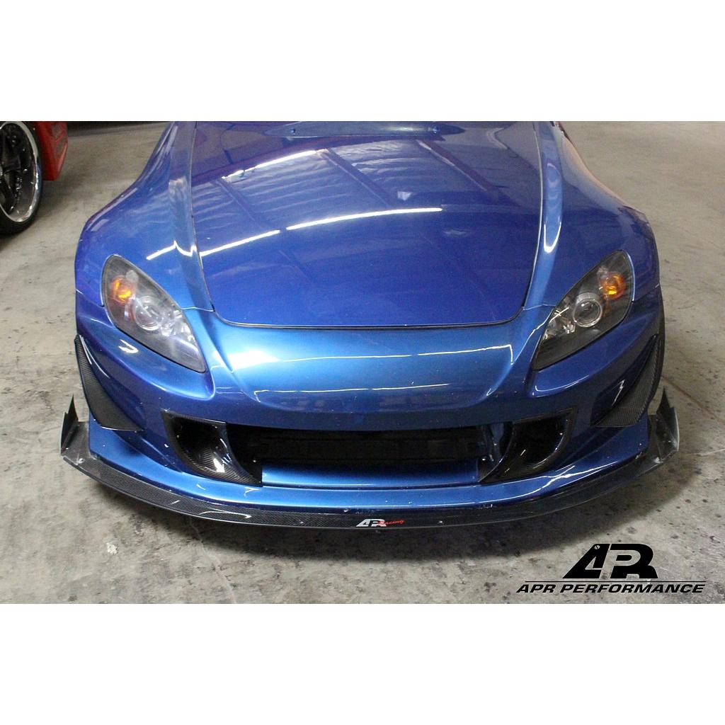S2000 AP2 Carbon Fiber Front Bumper Canard 2004-2009-Front Bumper Canards-Grocery Getter Performance