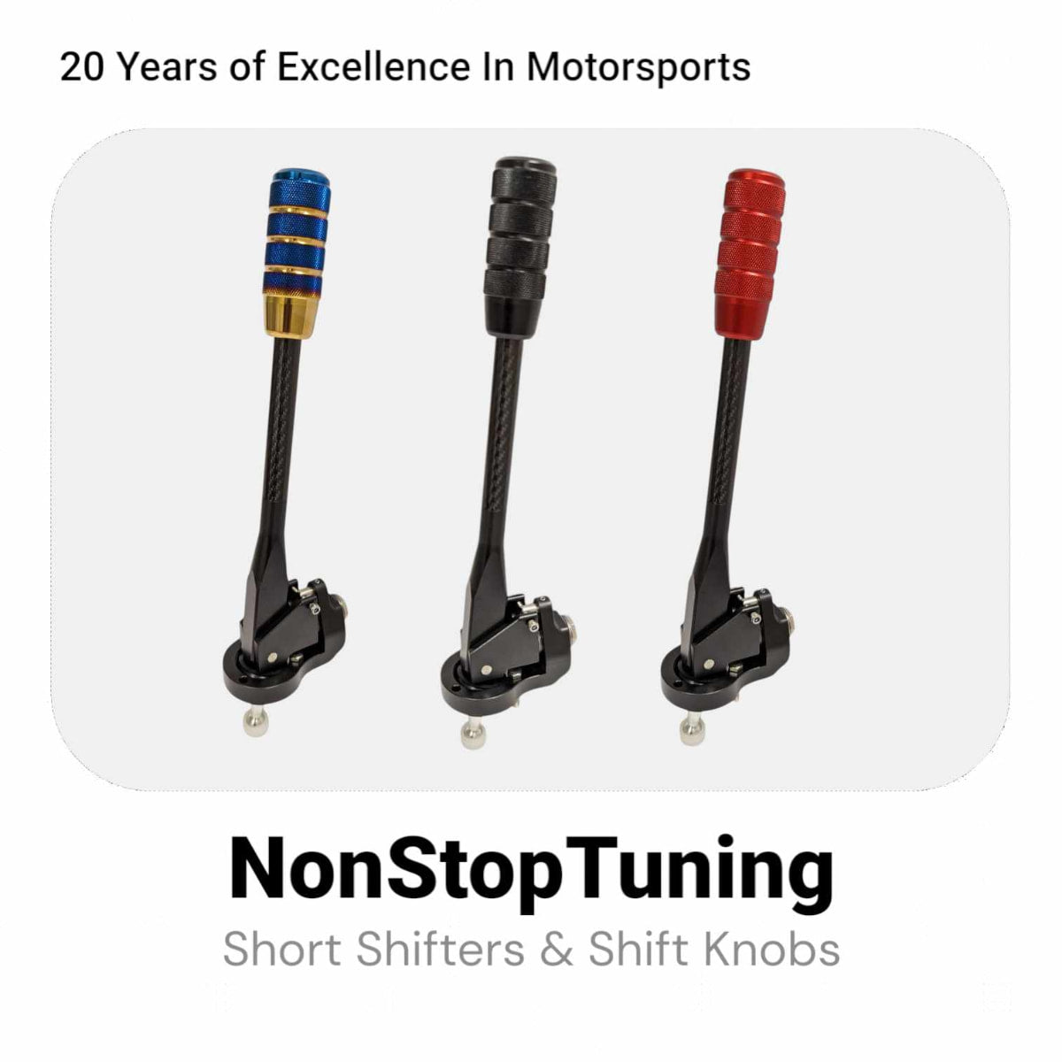 NST Anodized Shift Knobs - NSTSKB1