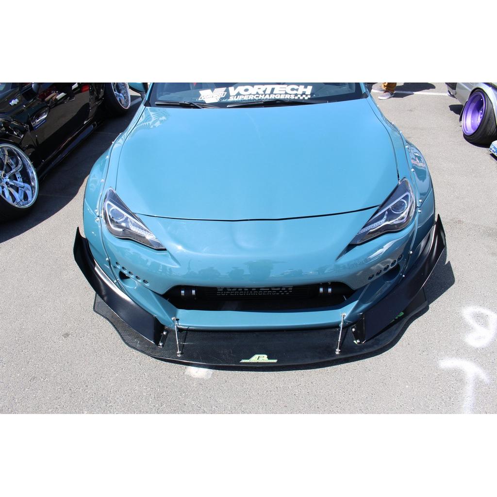 Scion FR-S/ Subaru BRZ RB Version 2 Carbon Fiber Front Wind Splitter 2013-2016-Front Wind Splitter-Grocery Getter Performance