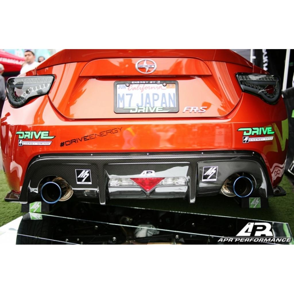 Scion FR-S/ Toyota GT86/ Subaru BRZ Carbon Fiber Rear Bumper Valance 2013-2016-Rear Diffuser-Grocery Getter Performance