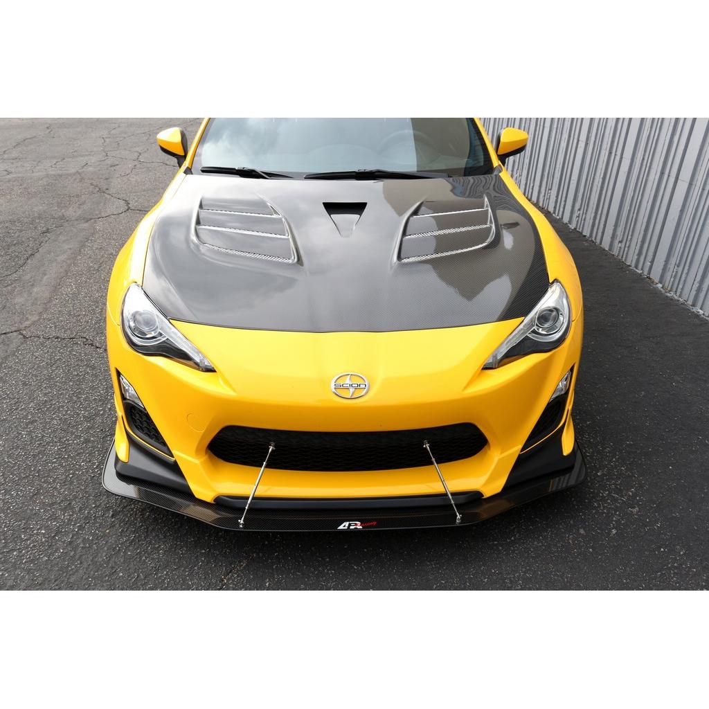 Scion FR-S TRD 1.0 Series Carbon Fiber Front Wind Splitter 2015-2016-Front Wind Splitter-Grocery Getter Performance