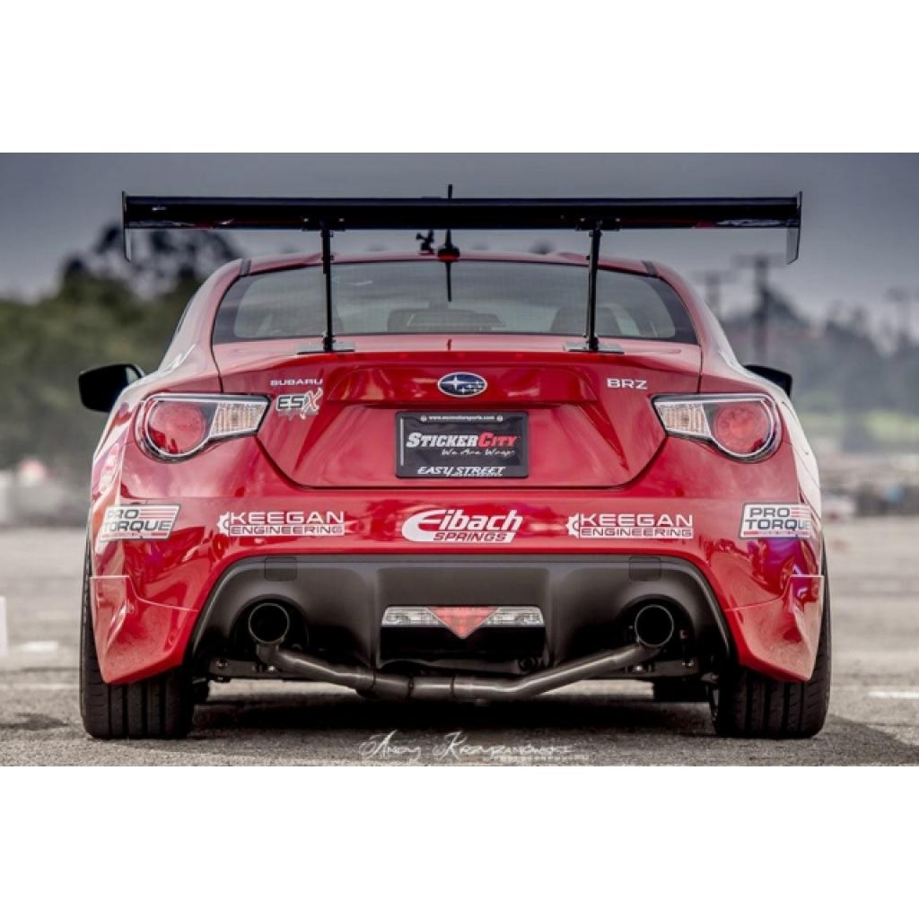 Scion FRS / Toyota GT86/ Subaru BRZ GT250 Carbon Fiber Adjustable Wing 2013-2016 w. 11" Pedestals Set-GT-250 Wing-Grocery Getter Performance