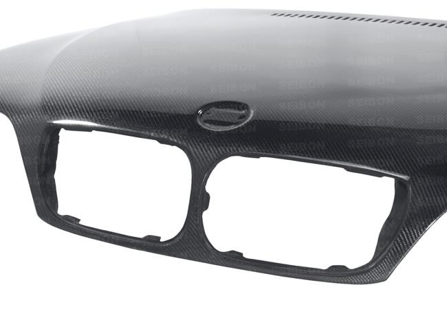 Seibon 02-05 BMW 3 Series 4dr E46 (Manuf Date 7/02-7/06 Models Only) OEM-Style Carbon Fiber Hood-Hoods-Grocery Getter Performance