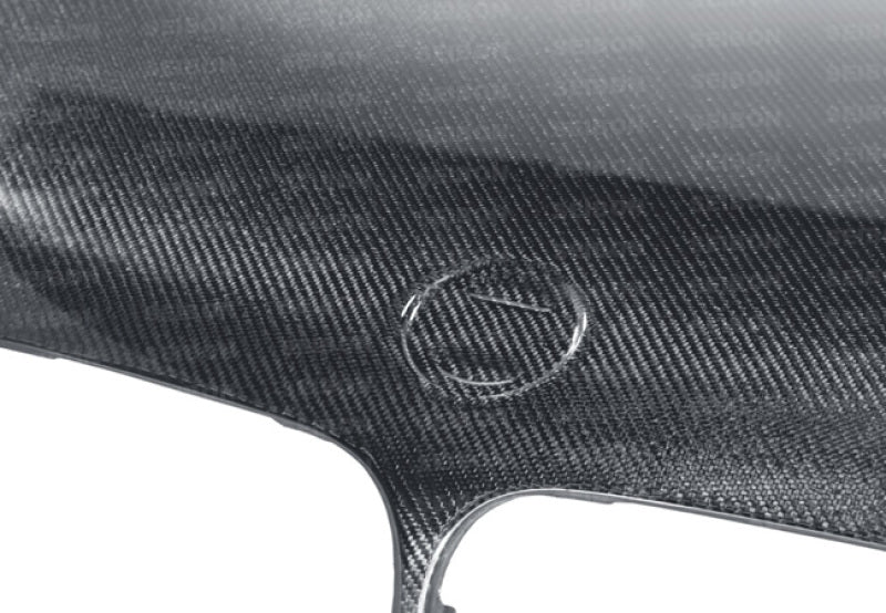 Seibon 02-05 BMW 3 Series 4dr E46 (Manuf Date 7/02-7/06 Models Only) OEM-Style Carbon Fiber Hood-Hoods-Grocery Getter Performance
