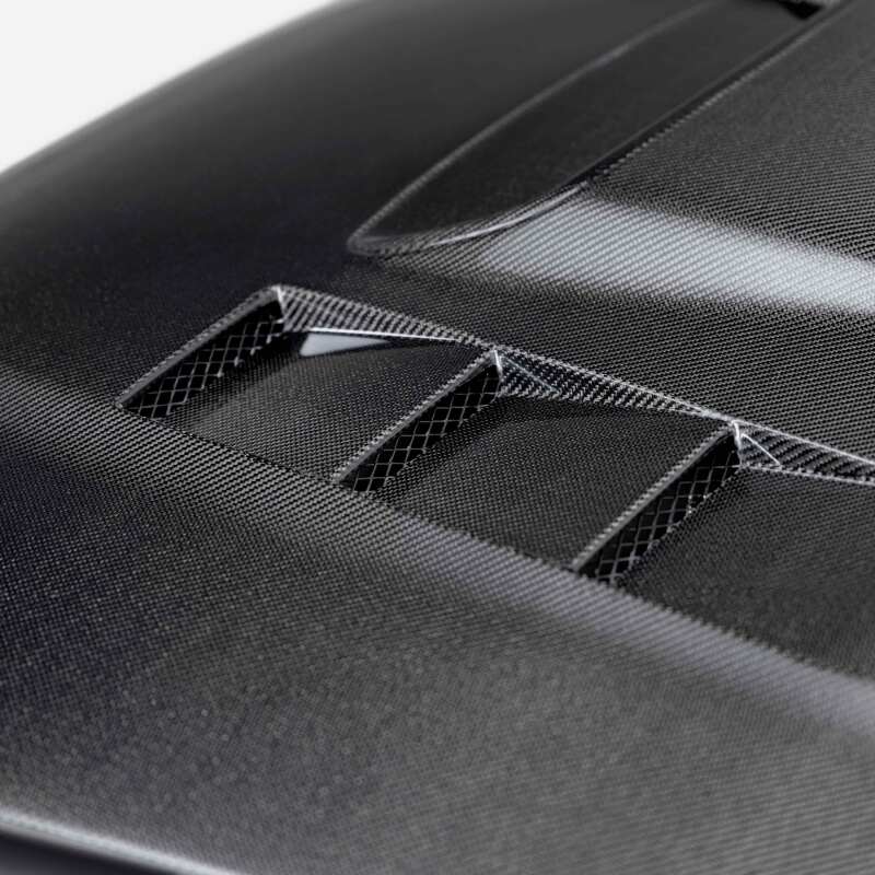 Seibon 05-11 Toyota Tacoma TS-Style Carbon Fiber Hood-Hoods-Grocery Getter Performance