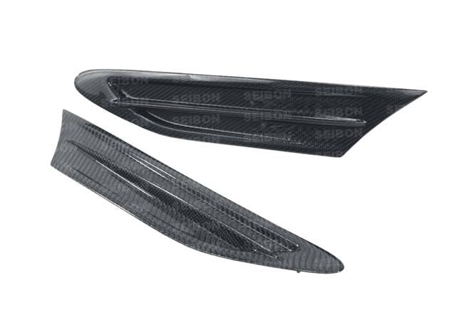 Seibon 12-13 BRZ/FRS BR Style Carbon Fiber Fender Ducts (Pair)-Carbon Accessories-Grocery Getter Performance