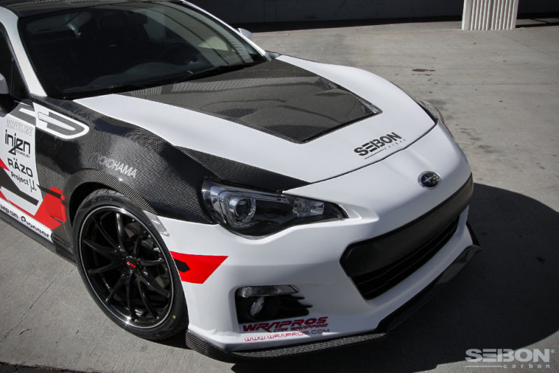Seibon 12-13 BRZ/FRS DV Carbon Fiber Hood-Hoods-Grocery Getter Performance