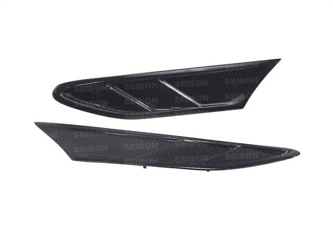 Seibon 12-13 BRZ/FRS FR Style Carbon Fiber Fender Ducts (Pair)-Carbon Accessories-Grocery Getter Performance