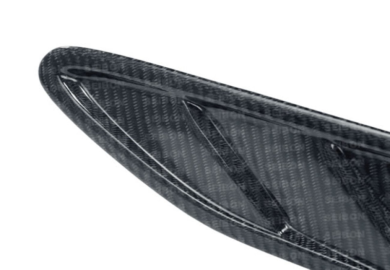 Seibon 12-13 BRZ/FRS FR Style Carbon Fiber Fender Ducts (Pair)-Carbon Accessories-Grocery Getter Performance