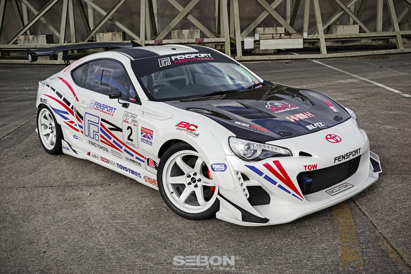 Seibon 12-13 BRZ/FRS TS Style Carbon Fiber Hood-Hoods-Grocery Getter Performance