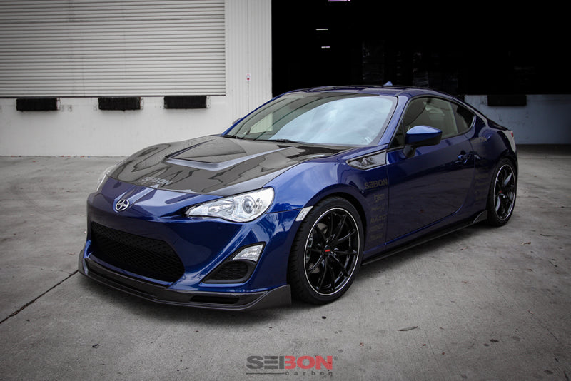Seibon 12-13 BRZ/FRS VS Style Carbon Fiber Hood-Hoods-Grocery Getter Performance