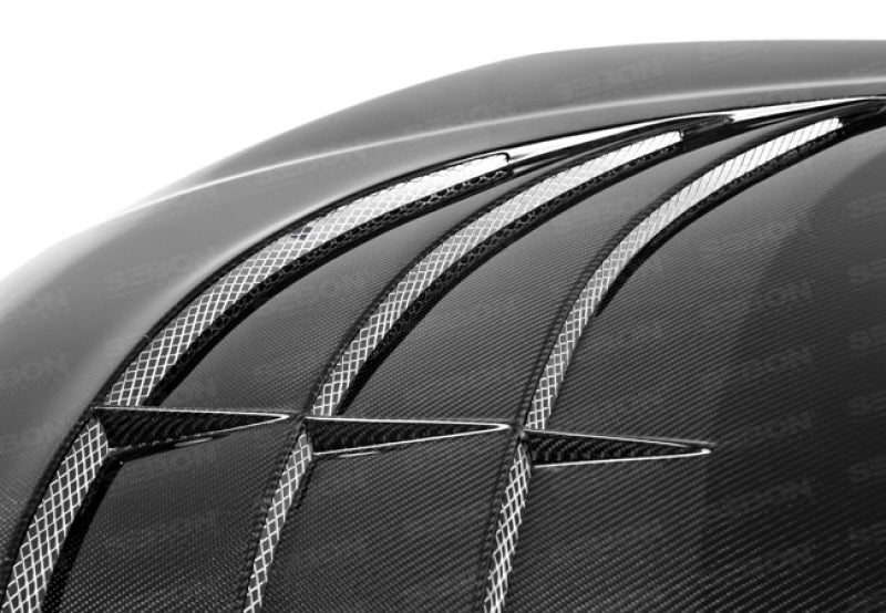 Seibon 12-13 Hyundai Genesis SC Carbon Fiber Hood-Hoods-Grocery Getter Performance
