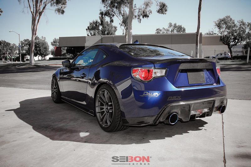 Seibon 12-13 Scion FRS Carbon Fiber Rear Fin Spoiler-Spoilers-Grocery Getter Performance