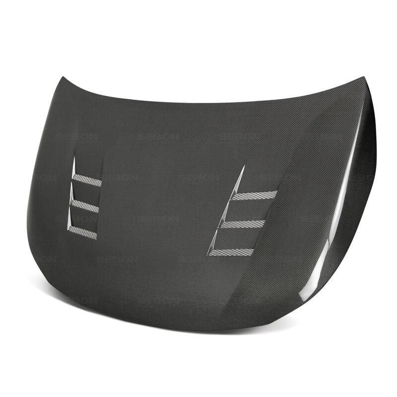 Seibon 19-20 Toyota Corolla Hatchback TS-Style Carbon Fiber Hood-Hoods-Grocery Getter Performance