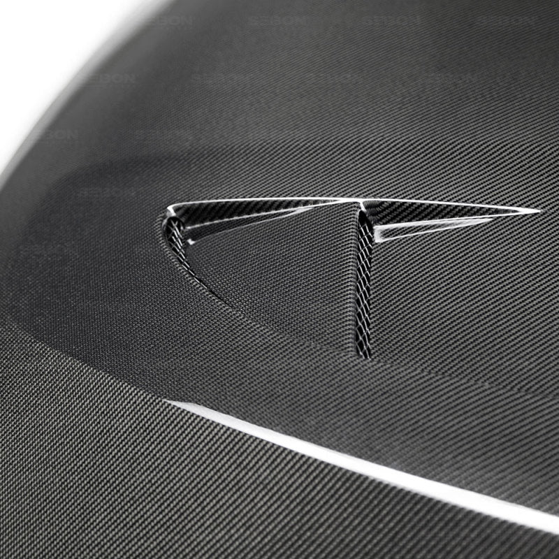 Seibon 2019 Hyundai Veloster TS-Style Carbon Fiber Hood-Hoods-Grocery Getter Performance