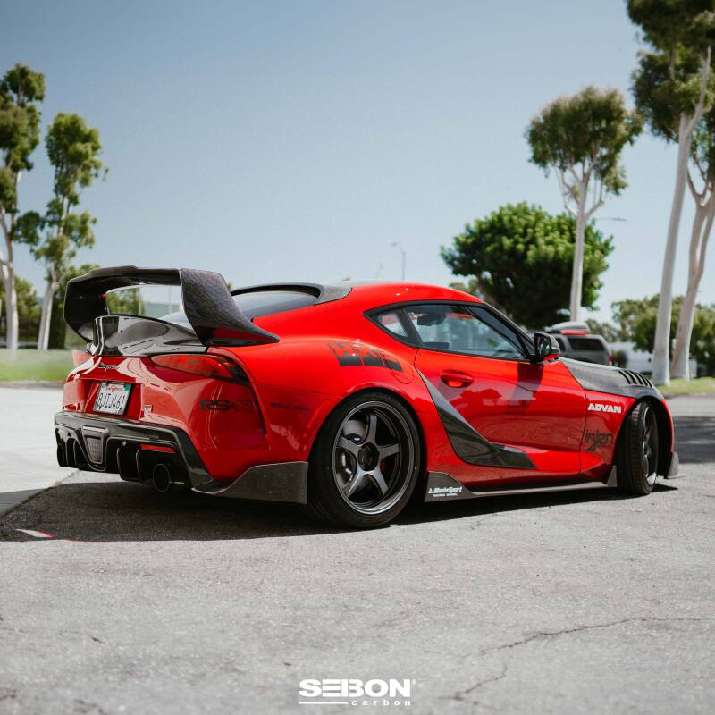 Seibon 2020 Toyota Supra TD-Style Carbon Fiber Rear Spoiler-Spoilers-Grocery Getter Performance