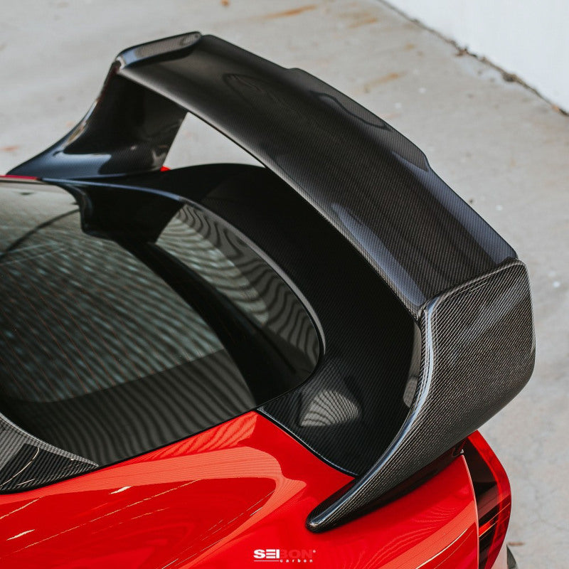 Seibon 2020 Toyota Supra TD-Style Carbon Fiber Rear Spoiler-Spoilers-Grocery Getter Performance