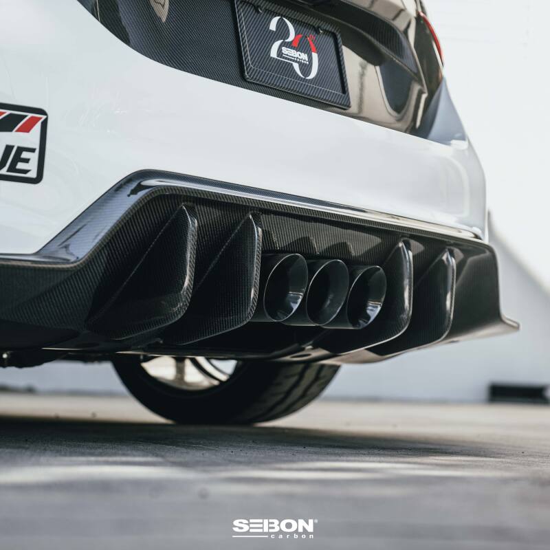 Seibon 2023+ Honda Civic Type R MB-Style Carbon Fiber Rear Diffuser-Diffusers-Grocery Getter Performance