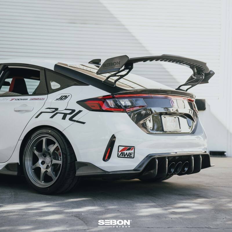 Seibon 2023+ Honda Civic Type R MB-Style Carbon Fiber Rear Diffuser-Diffusers-Grocery Getter Performance