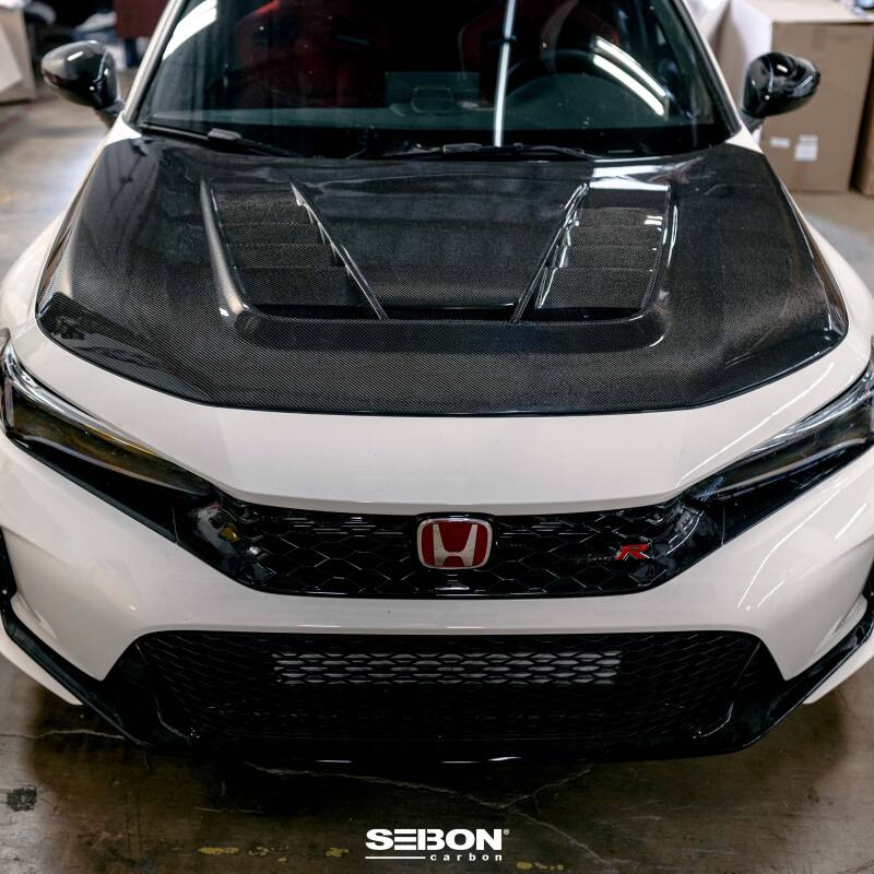 Seibon 2023 Honda Civic Type R TV-Styler Double Side Carbon Fiber Hood-Hoods-Grocery Getter Performance