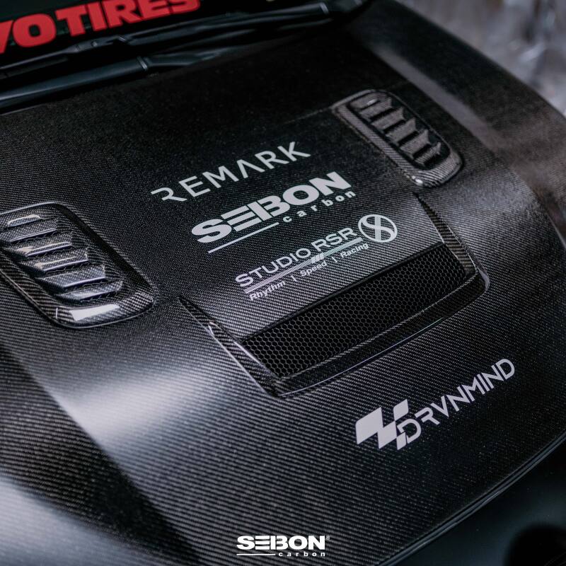 Seibon 2023 Toyota GR Corolla VS-Style Double-Sided Carbon Hood - Gloss Finish-Hoods-Grocery Getter Performance