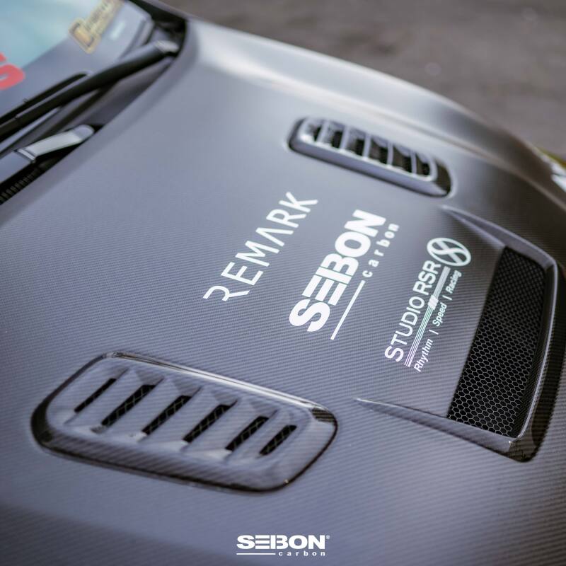 Seibon 2023 Toyota GR Corolla VS-Style Double-Sided Carbon Hood - Gloss Finish-Hoods-Grocery Getter Performance