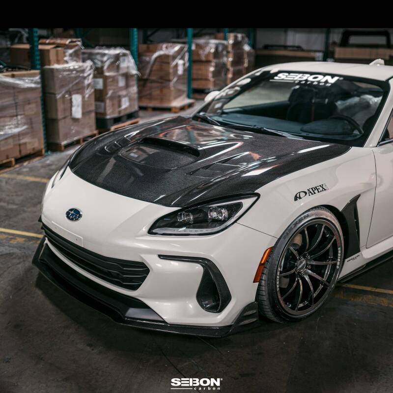 Seibon 22-23 Subaru BRZ Carbon Fiber Front Bumper Duct-Carbon Accessories-Grocery Getter Performance