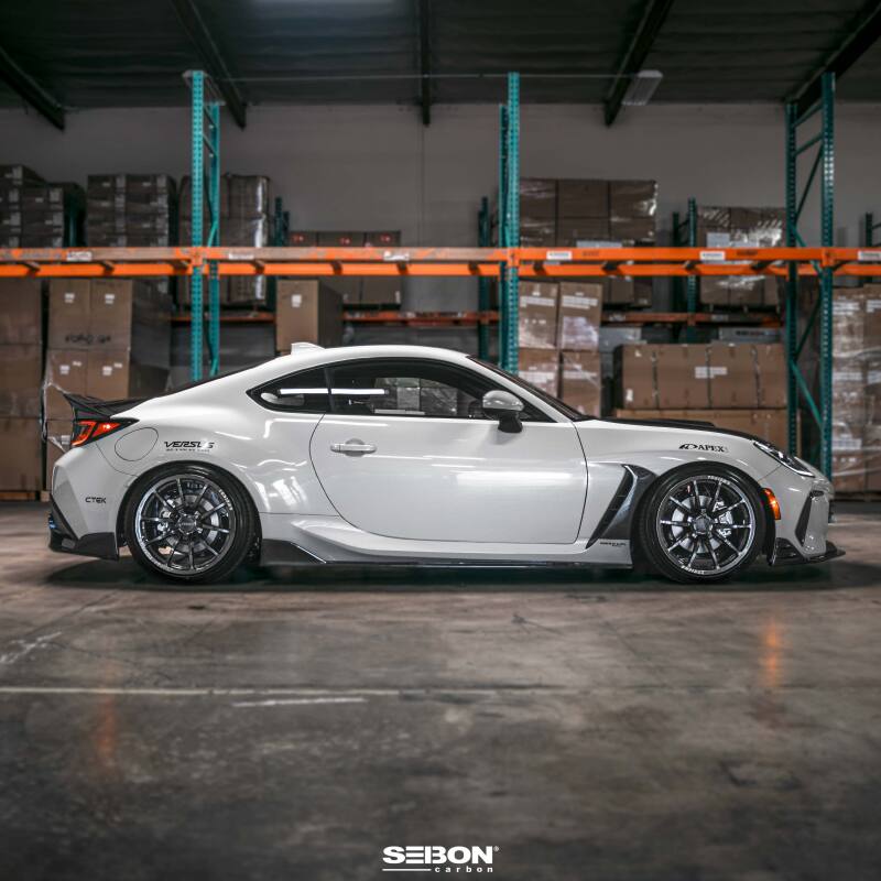 Seibon 22-24 Toyota GR86 / Subaru BRZ 2-Door Coupe Carbon Fiber Fender Trim - Gloss Finish-Carbon Accessories-Grocery Getter Performance