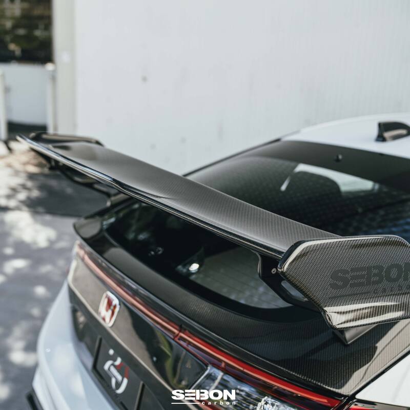 Seibon 23-24 Honda Civic Type R MB-Style Carbon Fiber Rear Spoiler-Spoilers-Grocery Getter Performance