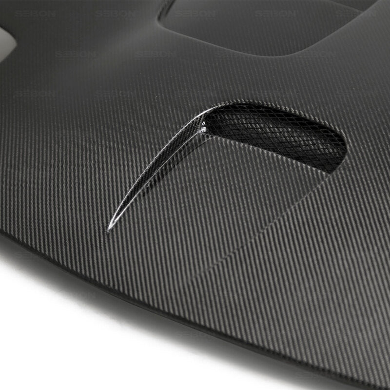 Seibon 93-96 Mazda RX-7 ST Carbon Fiber Hood-Hoods-Grocery Getter Performance